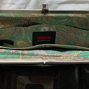 Hobo International Lauren Black Leather Wallet